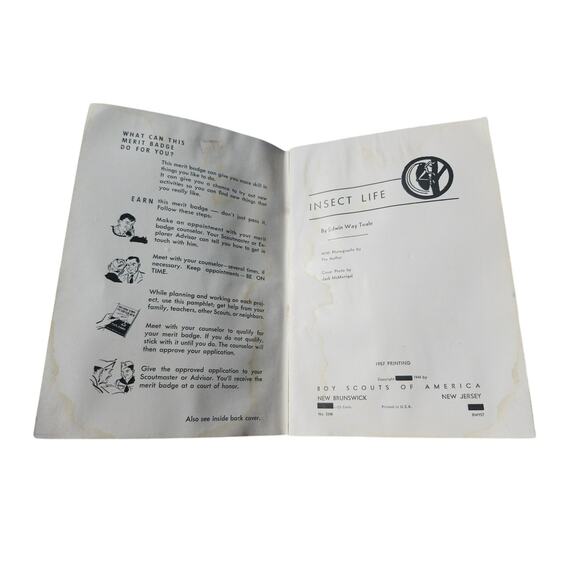 Vintage 1957 & 1959 Boy Scouts of America Merit Badge Booklets BSA Americana - Picture 4 of 8